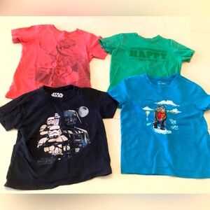Set of 4 boys t-shirts 4T